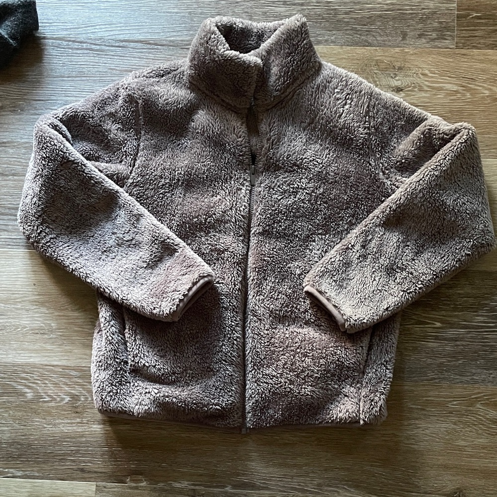 Uniqlo Teddy Front Zip Jacket